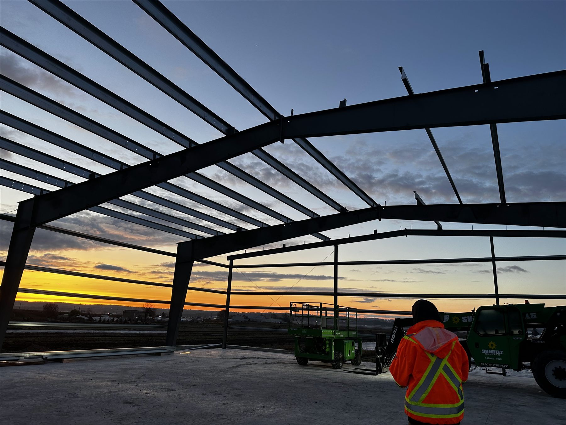 Steel building project serving Vaughan, ON