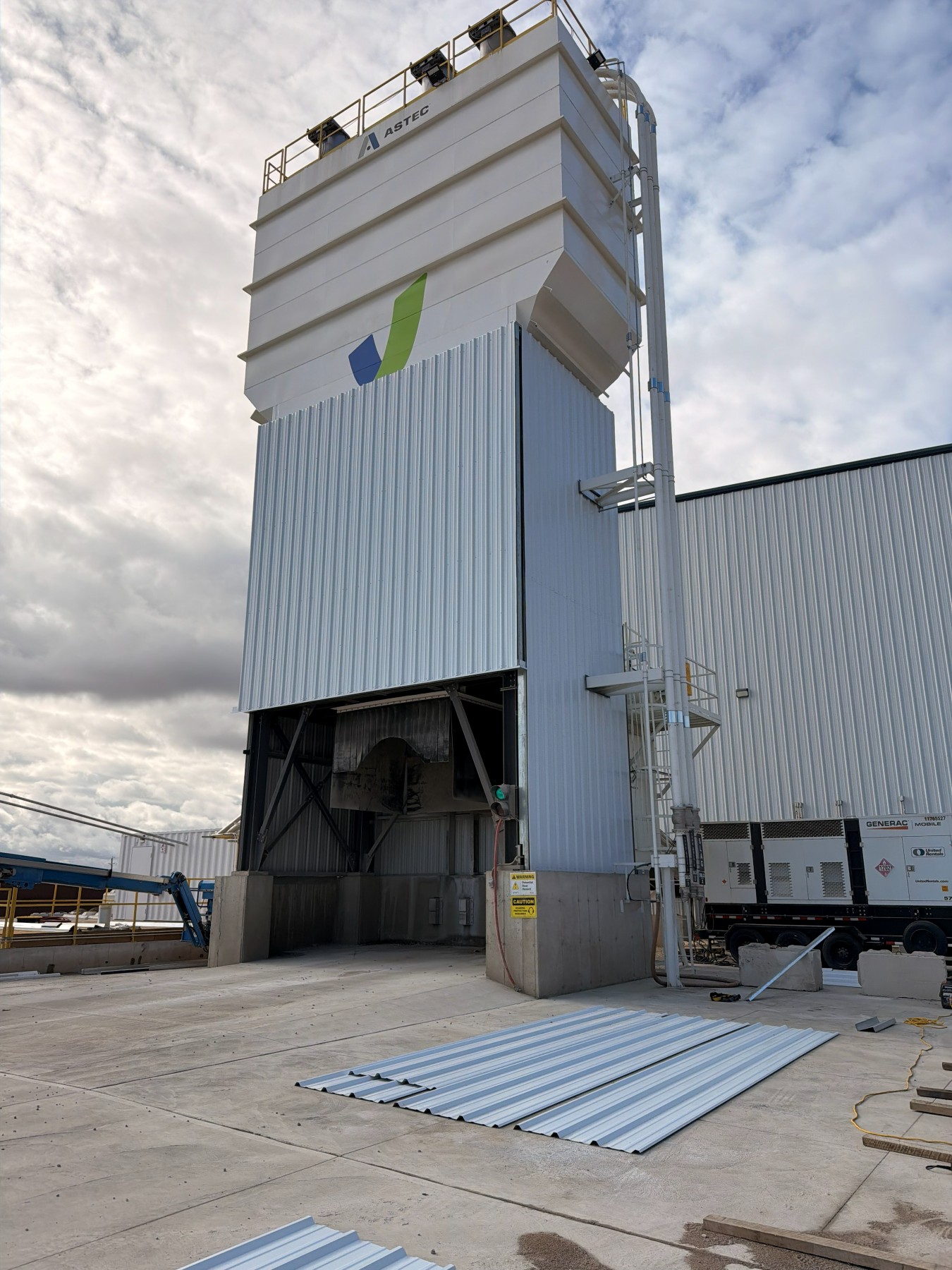 Mining and resource processing steel structure